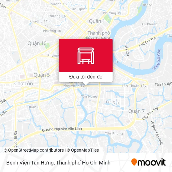 Bản đồ Bệnh Viện Tân Hưng