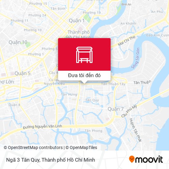 Bản đồ Ngã 3 Tân Quy