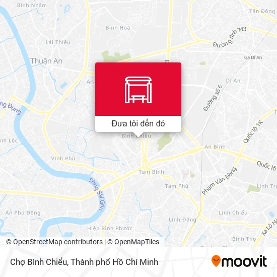 Bản đồ Chợ Bình Chiểu