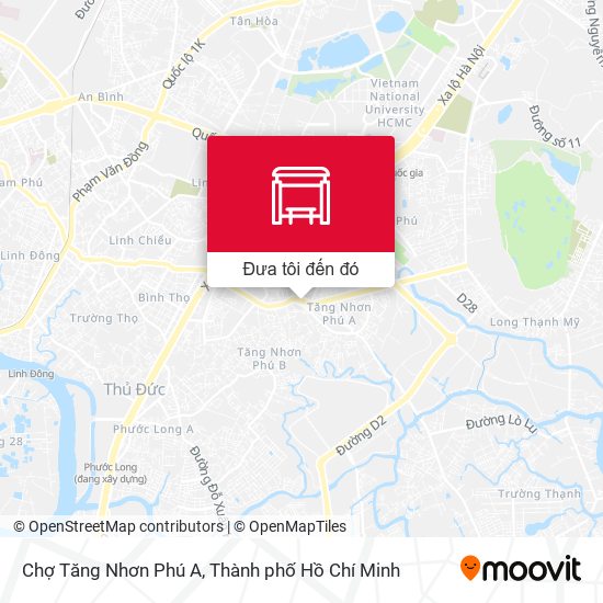 Bản đồ Chợ Tăng Nhơn Phú A