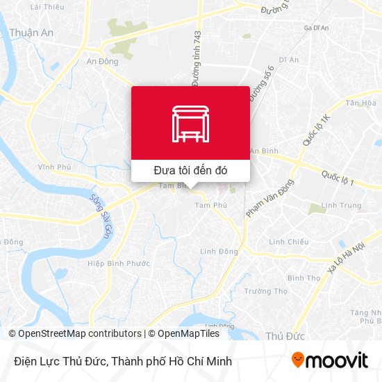 Bản đồ Điện Lực Thủ Đức