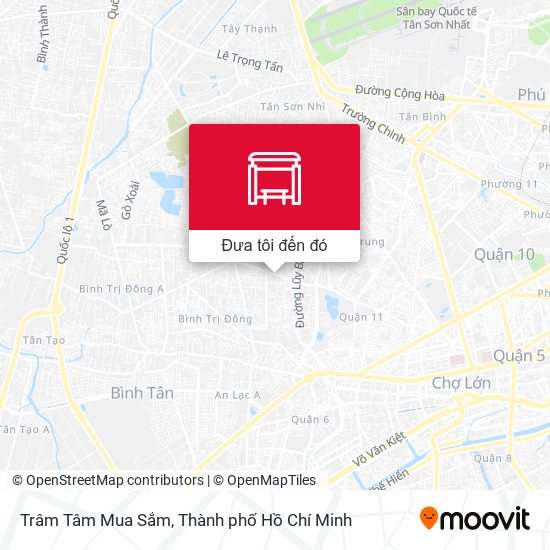Bản đồ Trâm Tâm Mua Sắm
