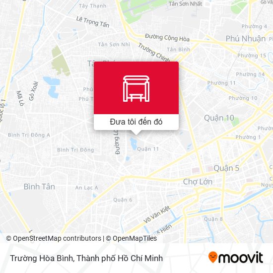 Bản đồ Trường Hòa Bình