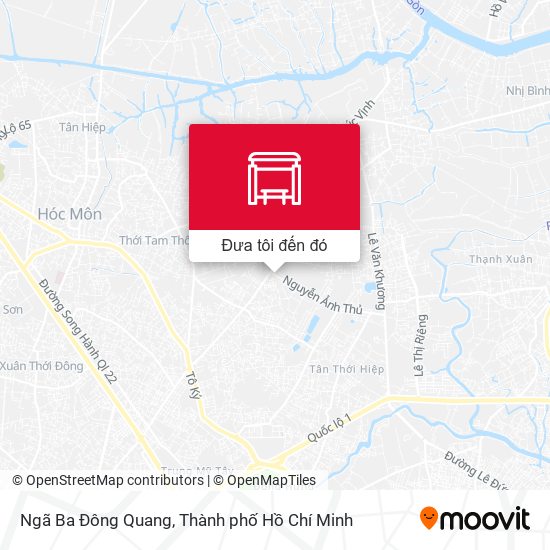 Bản đồ Ngã Ba Đông Quang