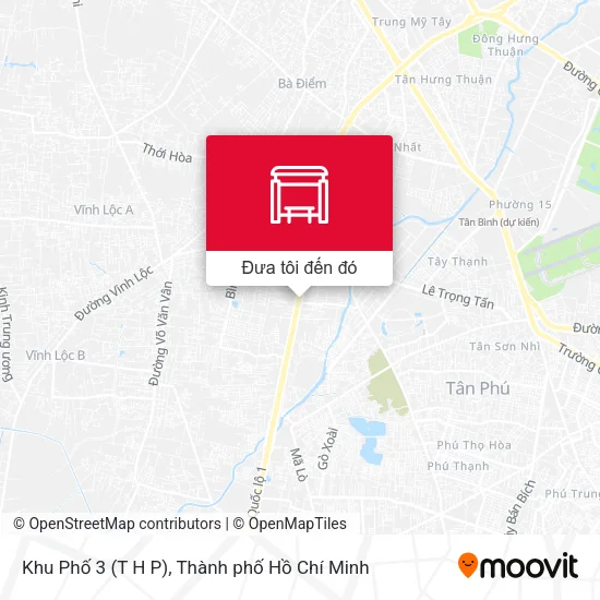 Bản đồ Khu Phố 3 (T H P)