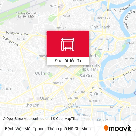 Bản đồ Bệnh Viện Mắt Tphcm