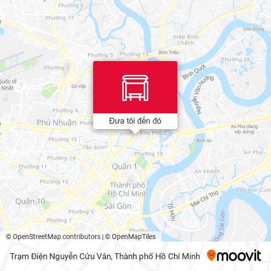Bản đồ Trạm Điện Nguyễn Cửu Vân