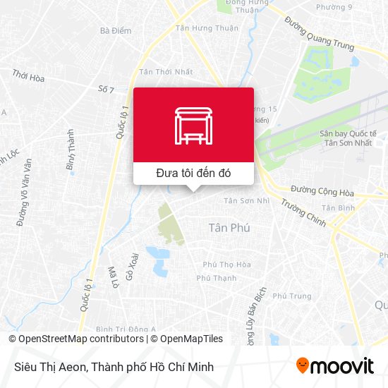 Bản đồ Siêu Thị Aeon
