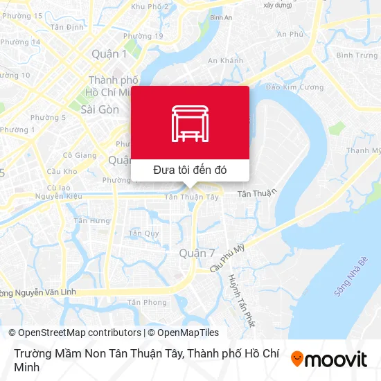 Bản đồ Trường Mầm Non Tân Thuận Tây