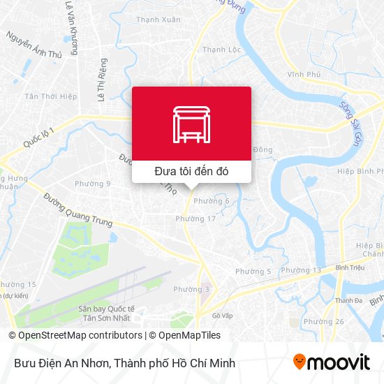 Bản đồ Bưu Điện An Nhơn