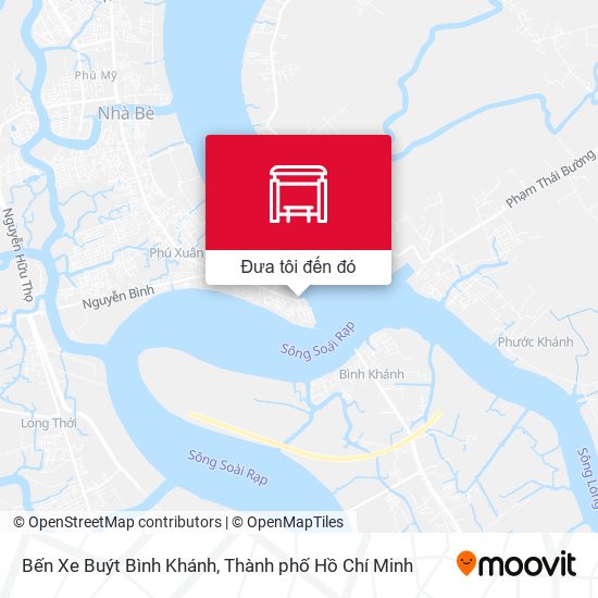 Bản đồ Bến Xe Buýt Bình Khánh