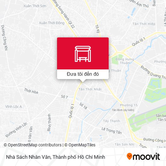 Bản đồ Nhà Sách Nhân Văn