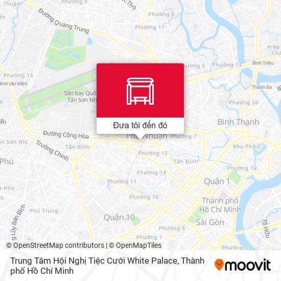 Bản đồ Trung Tâm Hội Nghị Tiệc Cưới White Palace