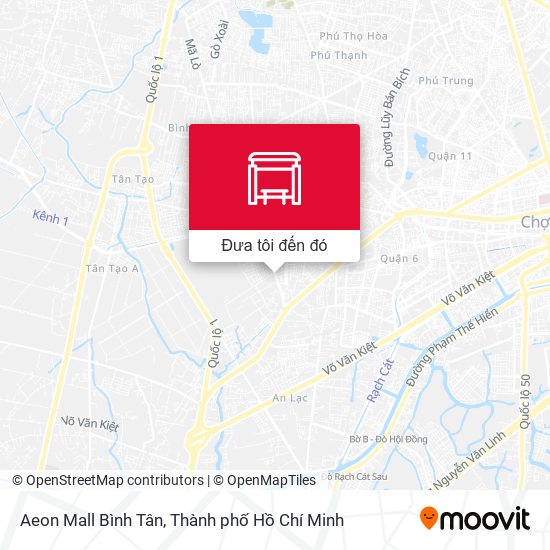 Bản đồ Aeon Mall Bình Tân