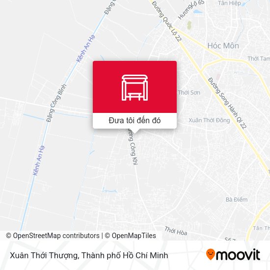 Bản đồ Xuân Thới Thượng