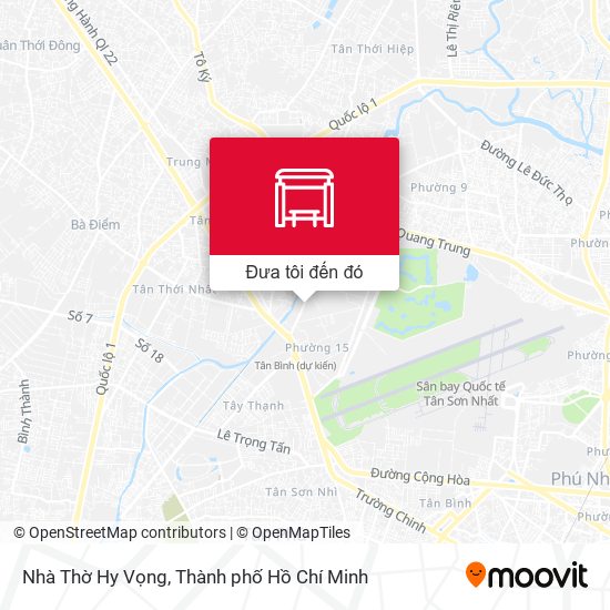Bản đồ Nhà Thờ Hy Vọng