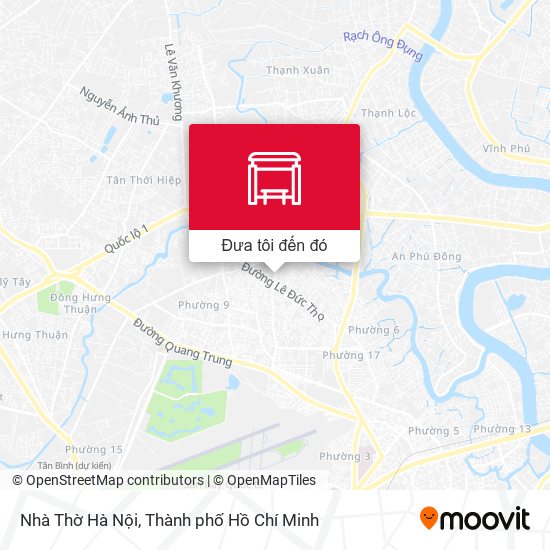 Bản đồ Nhà Thờ Hà Nội