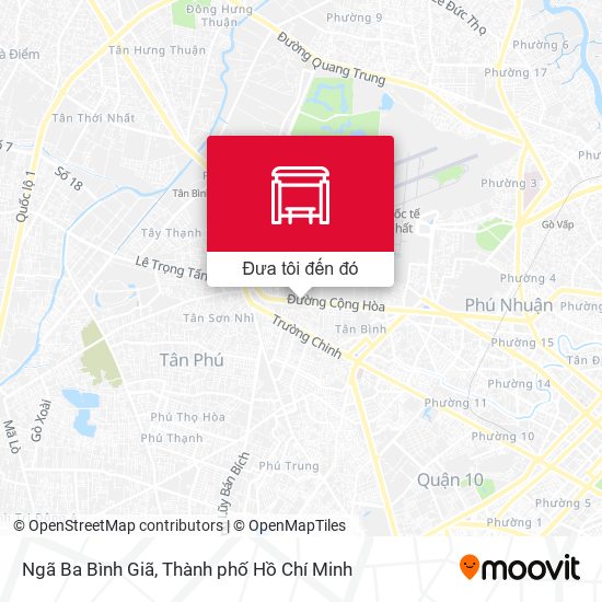 Bản đồ Ngã Ba Bình Giã