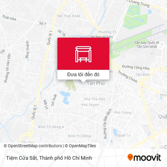 Bản đồ Tiệm Cửa Sắt