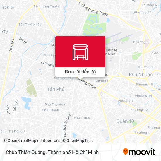 Bản đồ Chùa Thiền Quang