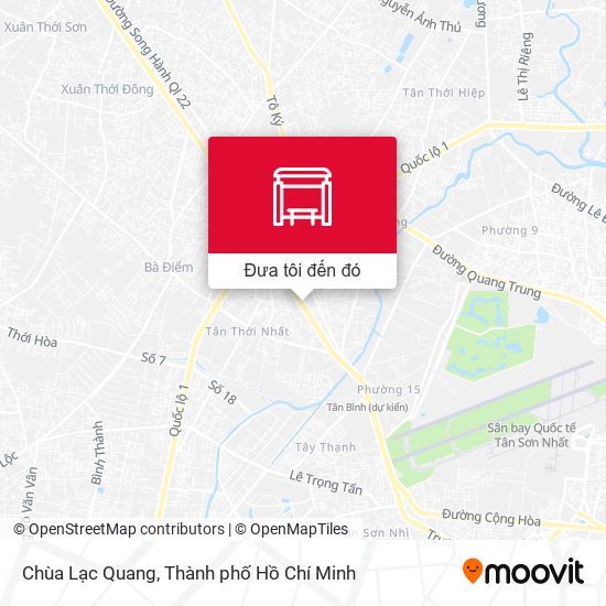 Bản đồ Chùa Lạc Quang