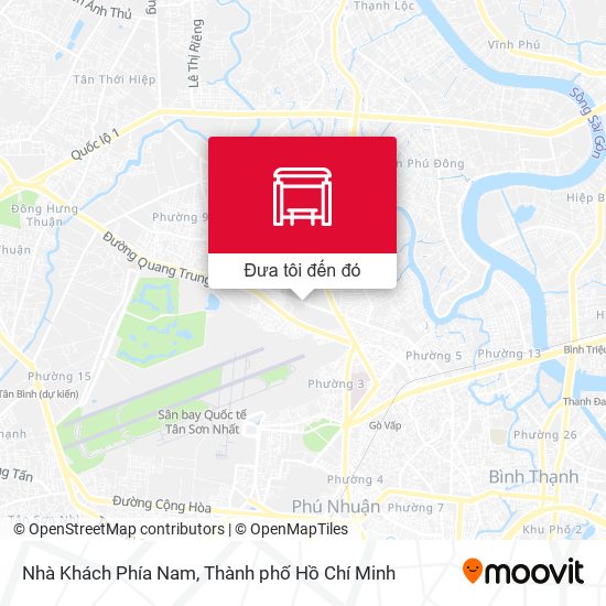 Bản đồ Nhà Khách Phía Nam