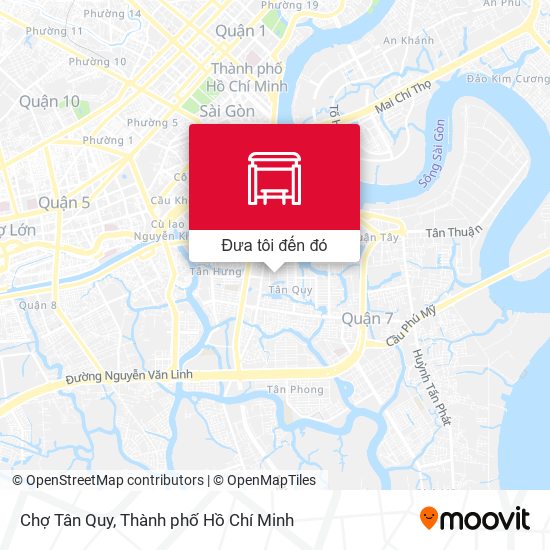 Bản đồ Chợ Tân Quy