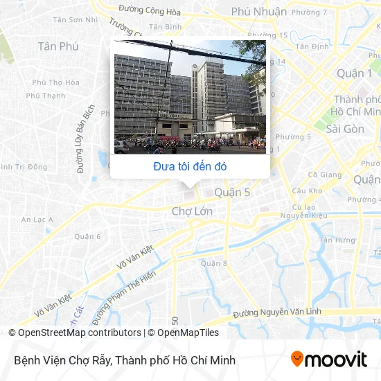 Bản đồ Bệnh Viện Chợ Rẫy