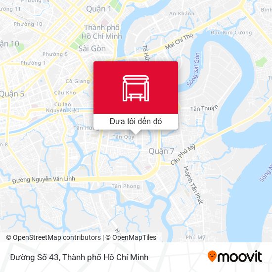 Bản đồ Đường Số 43