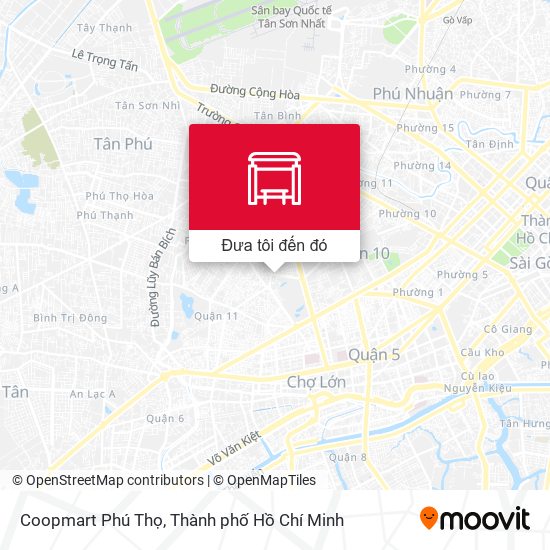 Bản đồ Coopmart Phú Thọ