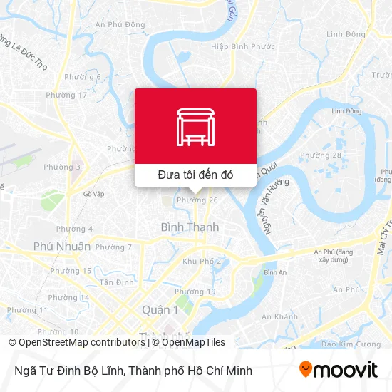 Bản đồ Ngã Tư Đinh Bộ Lĩnh