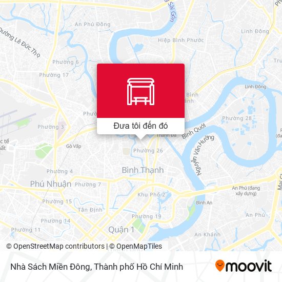 Bản đồ Nhà Sách Miền Đông