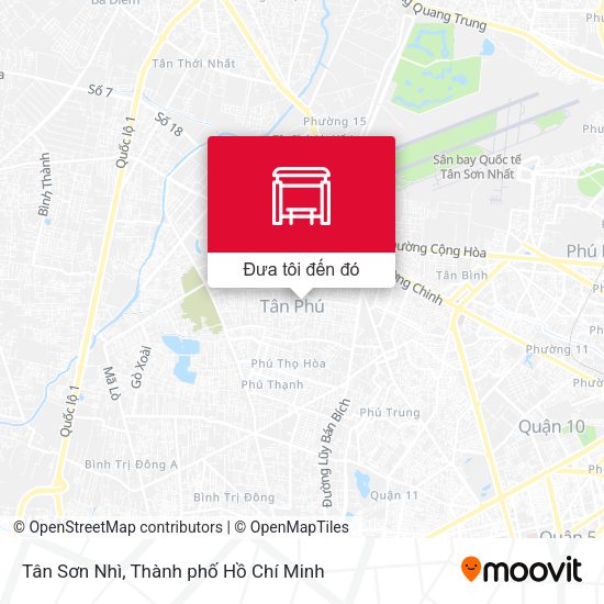 Bản đồ Tân Sơn Nhì