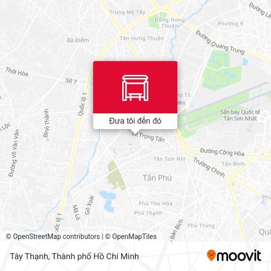 Bản đồ Tây Thạnh