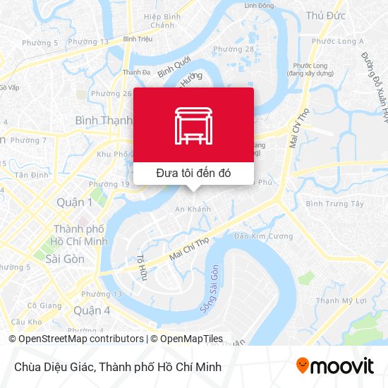 Bản đồ Chùa Diệu Giác