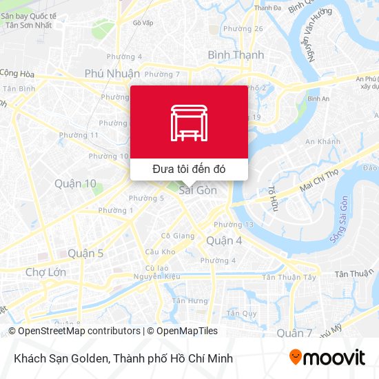 Bản đồ Khách Sạn Golden