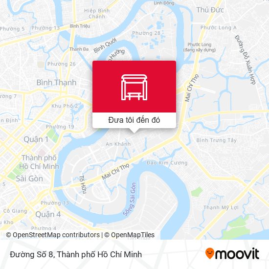 Bản đồ Đường Số 8