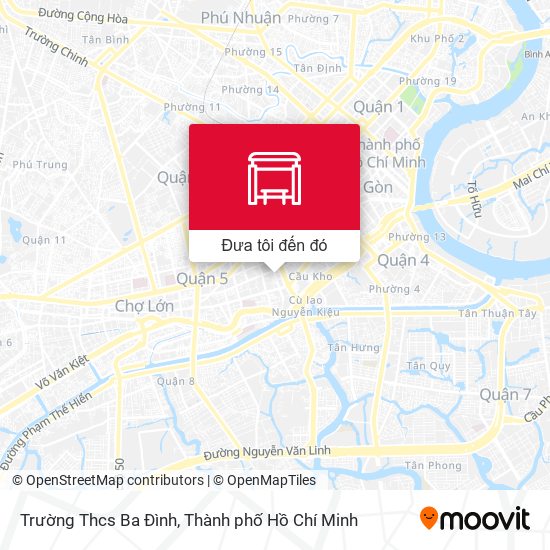 Bản đồ Trường Thcs Ba Đình