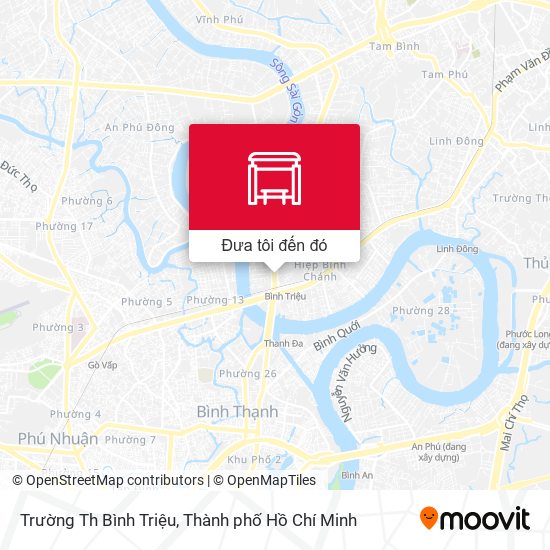 Bản đồ Trường Th Bình Triệu