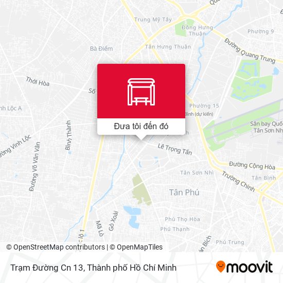 Bản đồ Trạm Đường Cn 13