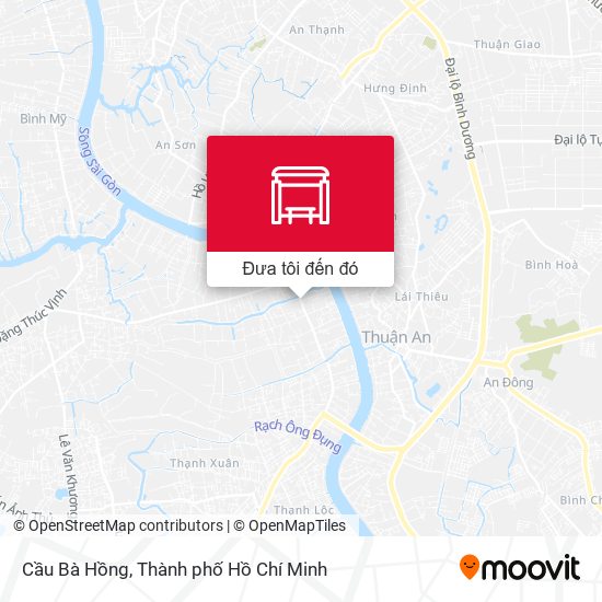 Bản đồ Cầu Bà Hồng