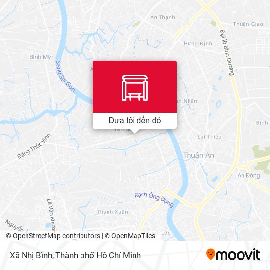 Bản đồ Xã Nhị Bình