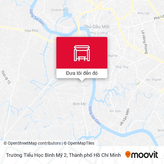 Bản đồ Trường Tiểu Học Bình Mỹ 2