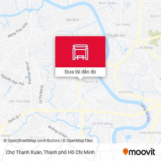 Bản đồ Chợ Thạnh Xuân