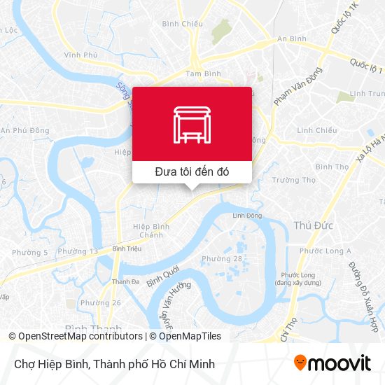 Bản đồ Chợ Hiệp Bình
