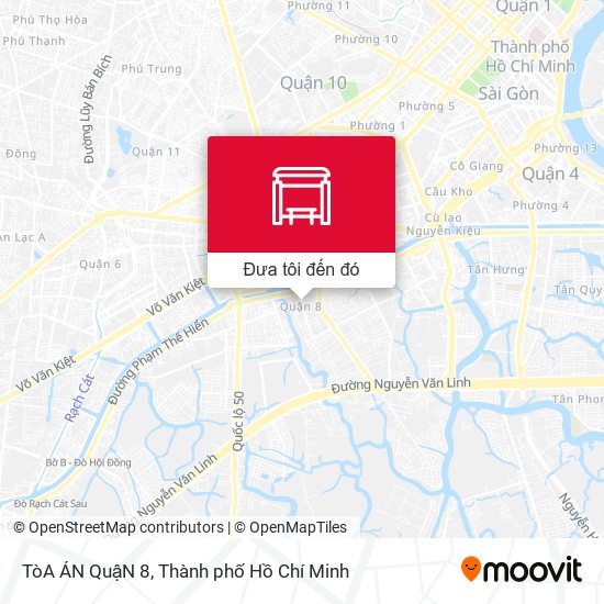 Bản đồ TòA ÁN QuậN 8