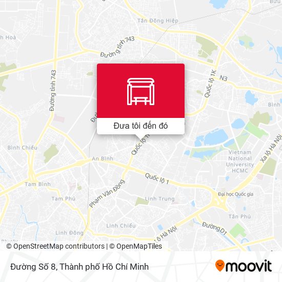 Bản đồ Đường Số 8