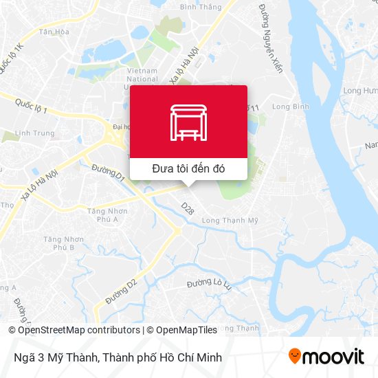 Bản đồ Ngã 3 Mỹ Thành
