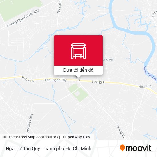 Bản đồ Ngã Tư Tân Quy