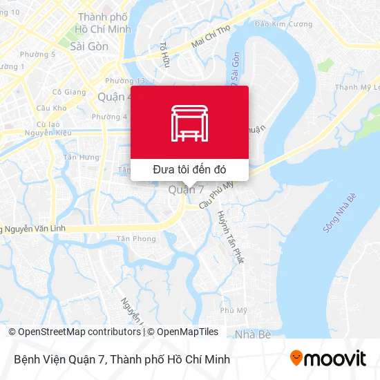 Bản đồ Bệnh Viện Quận 7